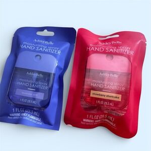 Ashley Belle hand sanitizer. 2 Pack. Strawberry Shortcake And Lavender Drift